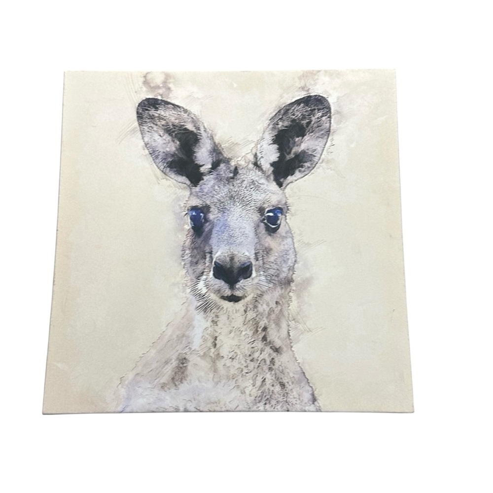 Hobby Lobby Kangaroo Wall Art Print | Neutral Farmhouse Décor